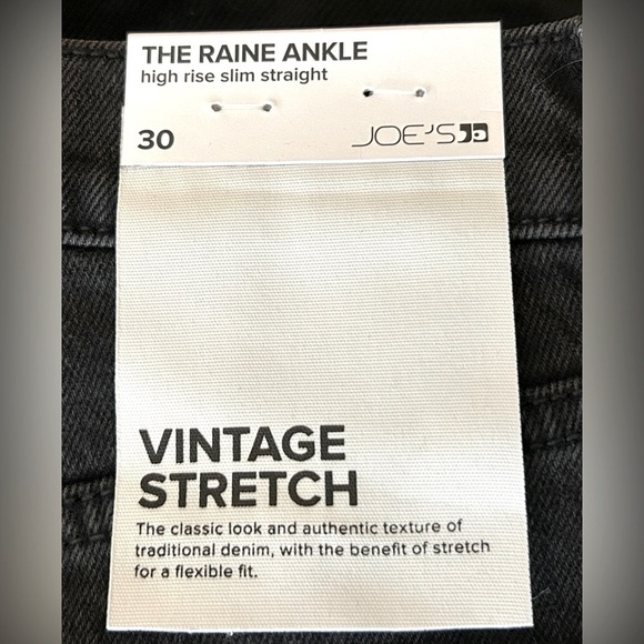 NWT Joe’s Jeans The Raine Straight Leg Ankle Jean in Alias, High Rise, Size 30 - Picture 13 of 16